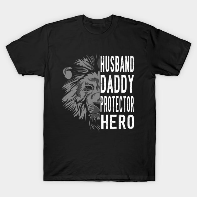 husband daddy protective hero.father's day gift T-Shirt by DODG99